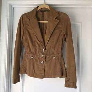 Eddie Bauer Womens Blazer 100% Cotton Size 4